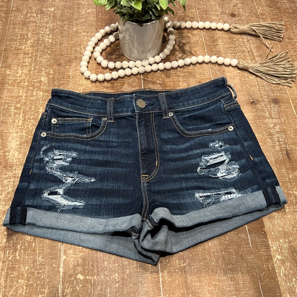 American Eagle Distresses Jean Shorts